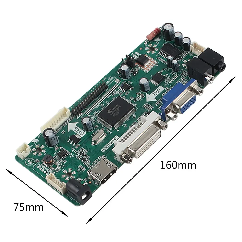 Profesional de M. NT68676.2A HDMI DVI VGA Audio LCD de la Pantalla LED de la Placa Controladora de BRICOLAJE Monitor de Pantalla Kit 5