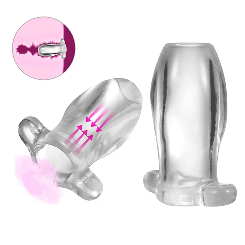 Hueco Plug Anal Suave Culata Enchufe Masculino del Pene Consolador Insertar Diseño de Productos para Adultos Masajeador de Próstata Erótico Juguetes Sexuales para Mujeres Hombres 5