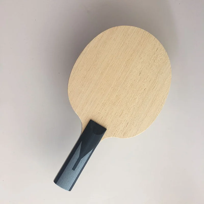 Lemuria de 5 capas de madera con 2 capas Arylate de carbono raqueta de tenis de mesa FL manejar SAN mango de ALC de tenis de mesa de hoja de ping pong funs 5