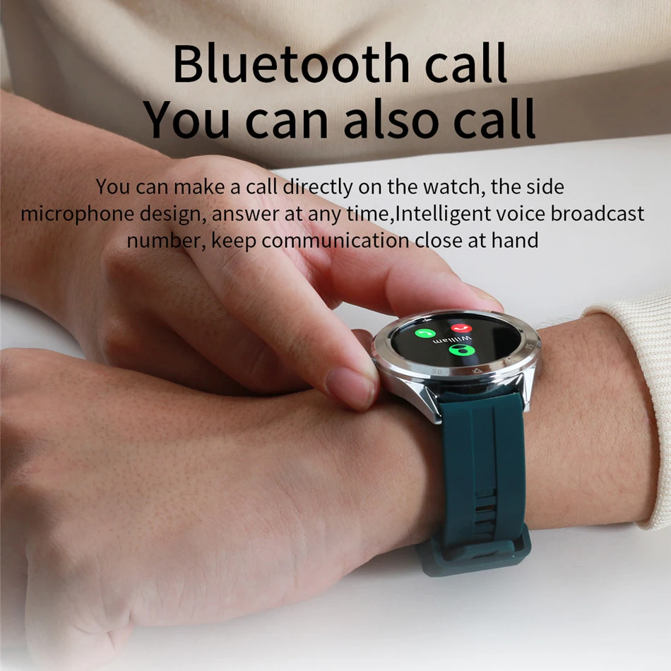 LIGE 2020 Nuevo teléfono bluetooth Inteligente reloj impermeable de los hombres de los deportes de la aptitud reloj monitor de salud weather display nuevo smartwatch +Caja 5