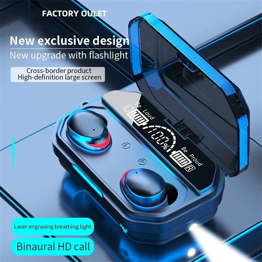A17 Inalámbrica Bluetooth 5.1 Negocio de Auriculares TWS Mini Control Táctil Auricular Deporte Hifi Auriculares Con Micrófono Auriculares Gaming 5
