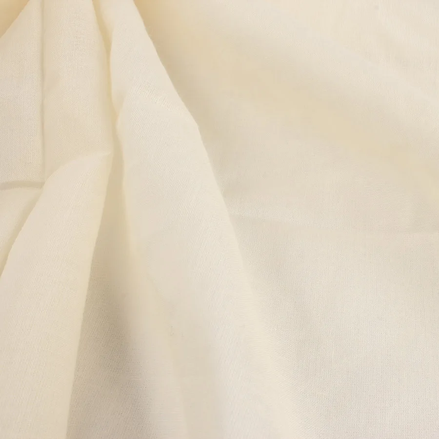 Puro algodón forro de tela de peso ligero blando y delgado del color sólido de algodón peinado material blanco negro por el patio 5
