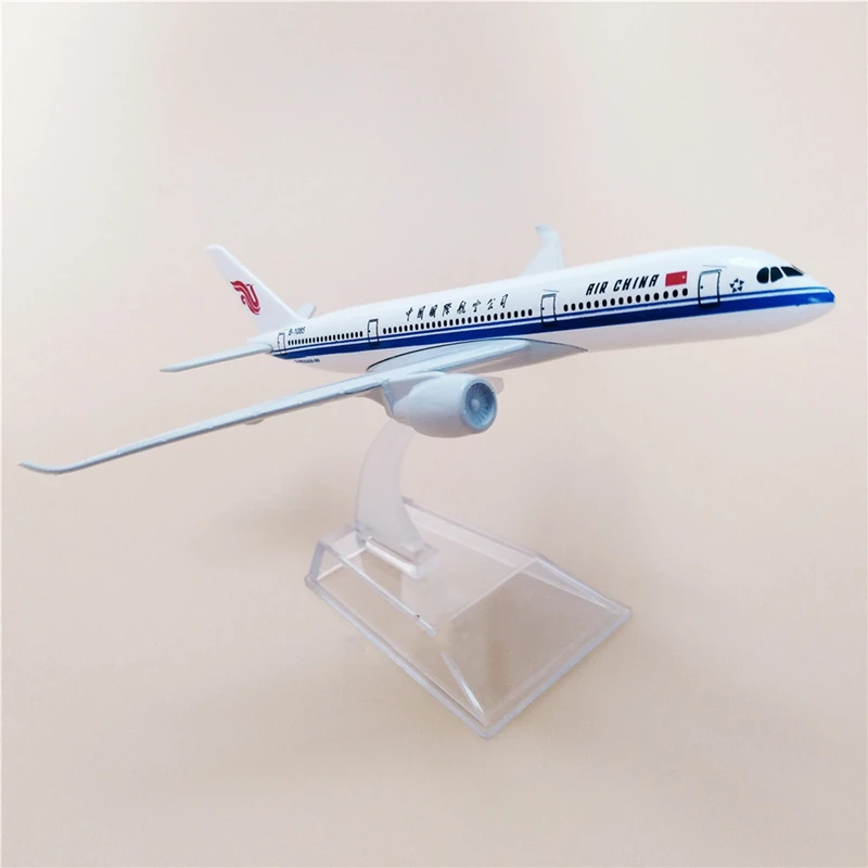 16CM 1:400 Escala de Air China Airlines Airbus A350 Aviones Aviones Modelo Diecast Metal Modelo de Avión de coleccionista Regalos 5