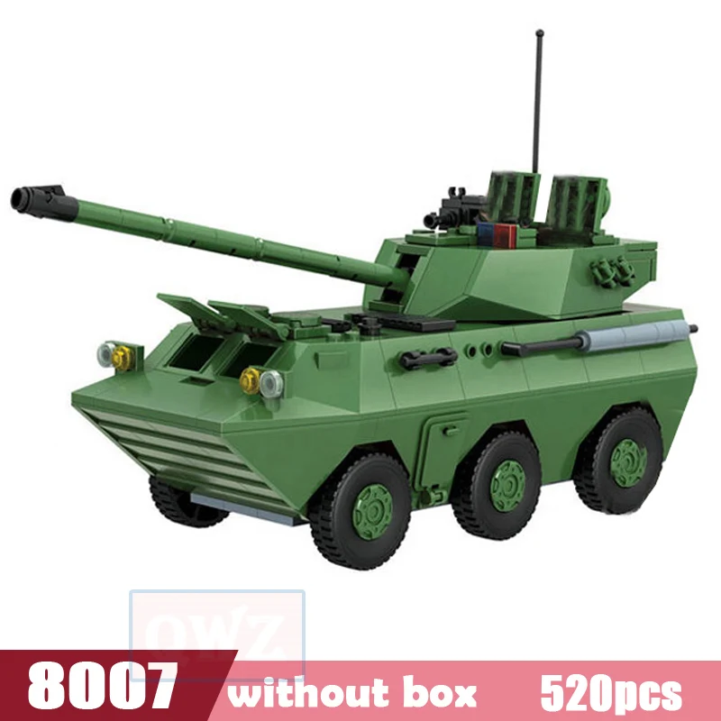 QWZ Militar Tanque de Batalla de Juguetes de modelos Rusia T90A Marina Héroe Bloques de Construcción Ensamblada Ladrillos Para Niños Regalos 5