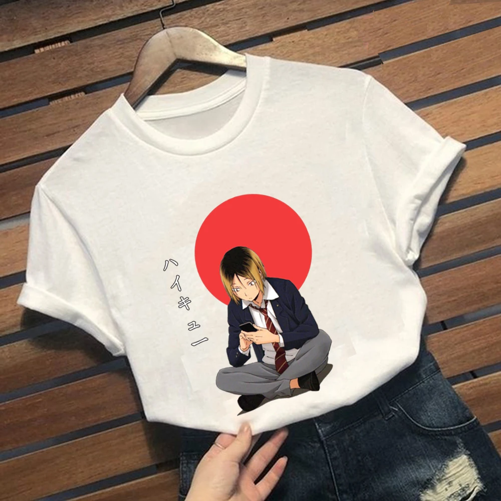 Anime Haikyuu Mens T Shirt Tops Camisetas De Manga Corta Casual Hombres Camiseta De Ropa Masculina 5