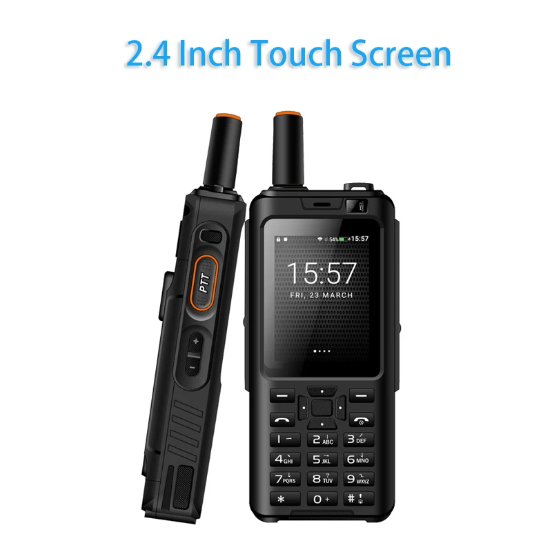 BiNFUL 7S+ Zello Walkie Talkie Teléfono Móvil Impermeable IP65 Smartphone MTK6737M Quad Core 4G LTE, Android Teclado PTT F40 Radio 5