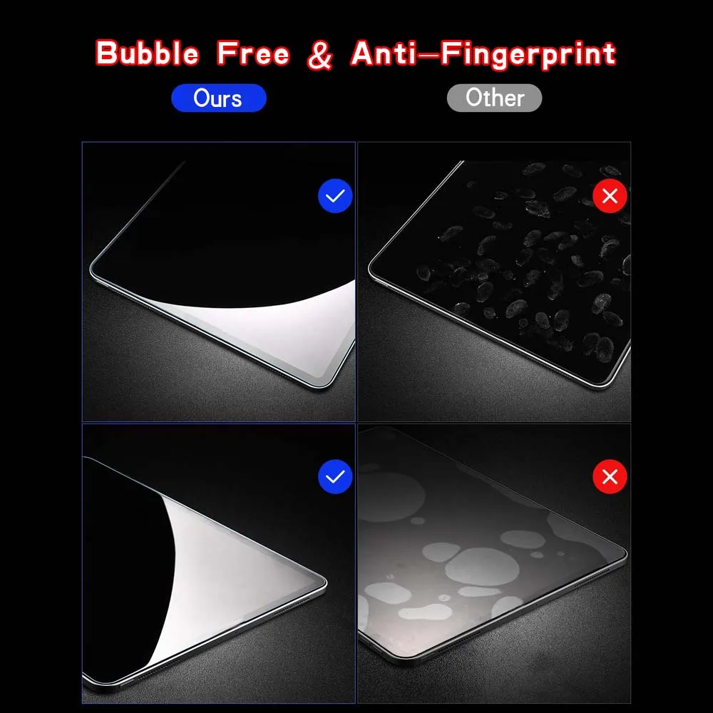 Para Huawei MediaPad 10 M2 Tablet Ultra Clara De Cristal Templado Protector De Pantalla Anti Huellas Dactilares Proective Película 5