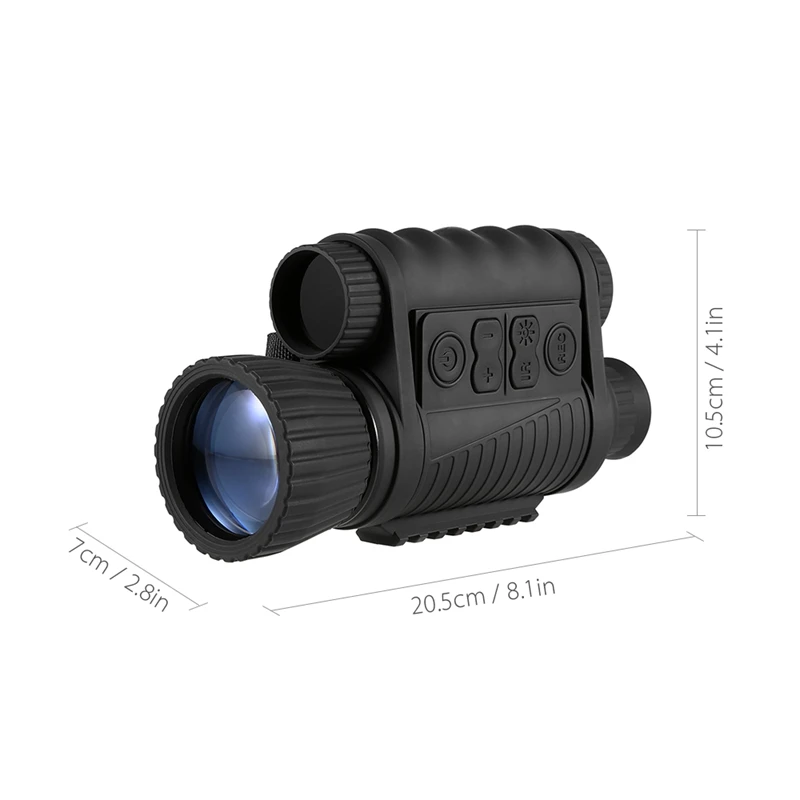 De infrarrojos de Visión Nocturna Monocular 6X50 Zoom Gafas de Visión Nocturna a 350 m Distancia a la Noche Viendo la Observación y Digital de Ir a la Caza D 5