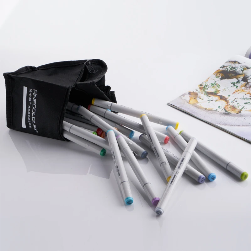 Finecolour EF101 160 Colores Profesional Croquis de Doble cabeza de Arte Marcadores de Animación/Paisaje/Diseño Industrial 5