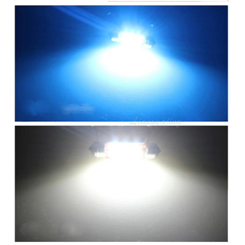 Canbus Libre de Errores Bombillas LED Luces del Interior del Coche Kit de Mapa Domo de Luces de matrícula Kit Para Mazda CX3 CX5 CX7 CX9 Blanco Azul 5