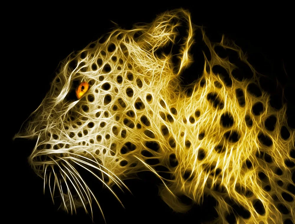 Leopardo 5D BRICOLAJE Diamante de Lleno a la Pintura de la Ronda de Perforación AB Resina Bordados de Animales Mosaico de Arte de diamantes de Imitación de Pegatinas Decoración casera de la Pared 5