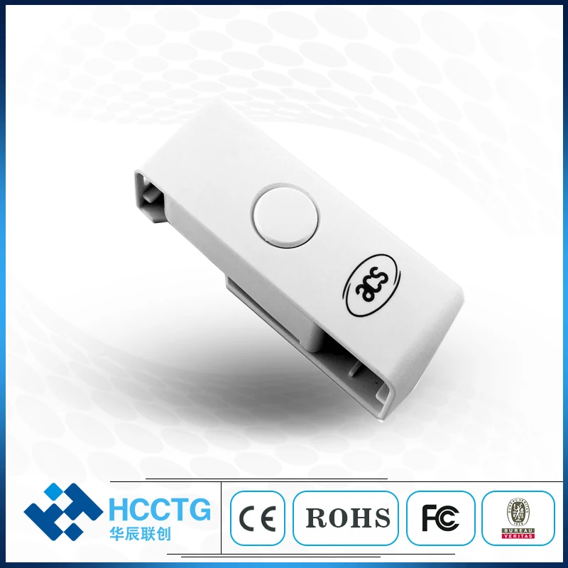 ACR39U-NF Contacto IC Chip de Tipo C Lector de Tarjetas Inteligentes de Apoyo IOS7816 con conexión SDK 5