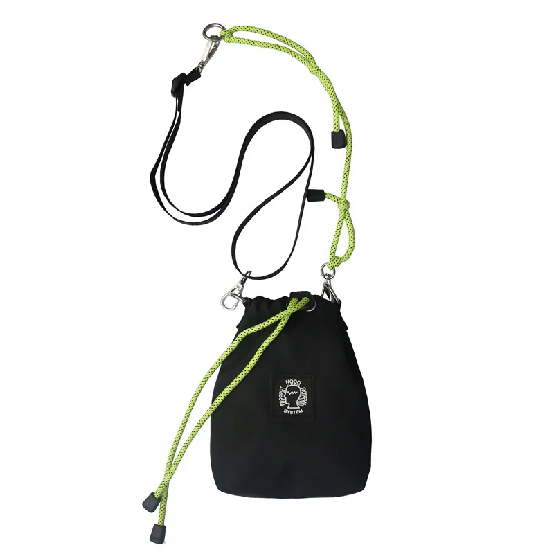 Bañera de diseño único bolsa de mensajero de la marca de moda bolso de hombro de la luz casual teléfono de la bolsa de pareja bolsa de mini cordón bolsa de balde 5