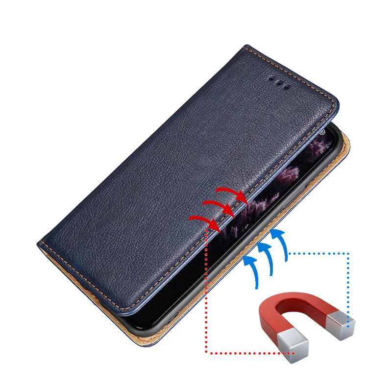 El negocio de la PU funda de Cuero Para Samsung S20 Ultra Wallet Case Para Samsung Galaxy S10 Lite S9 S8 S7 Plus Borde Magnético Flip Cover 5