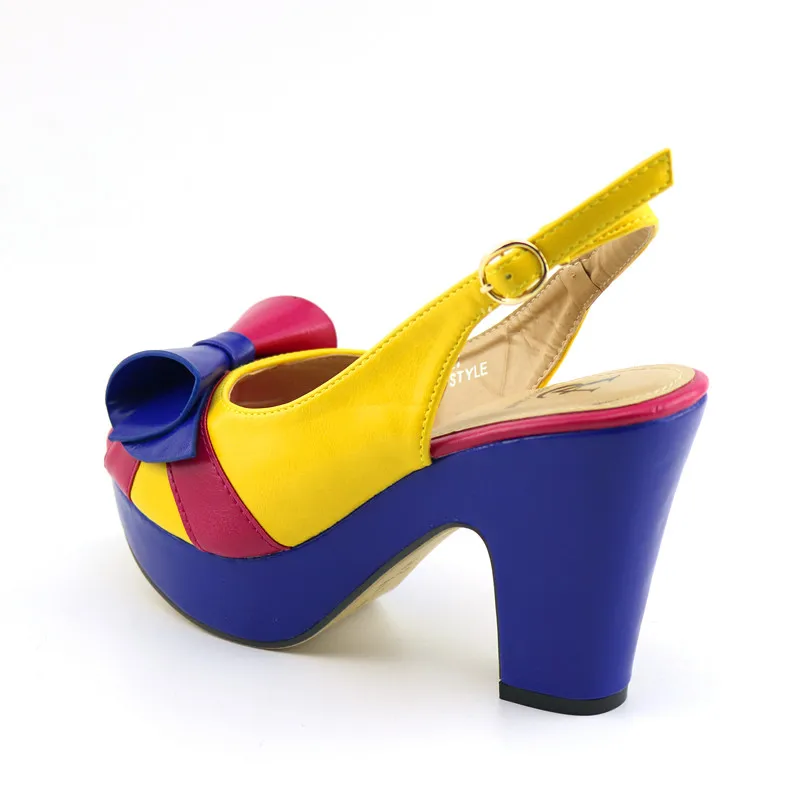 2020 Verano Zapatos de Mujer Europea Y Americana de la Lucha de Color de los Zapatos y la Bolsa de Italia Conjunto 5