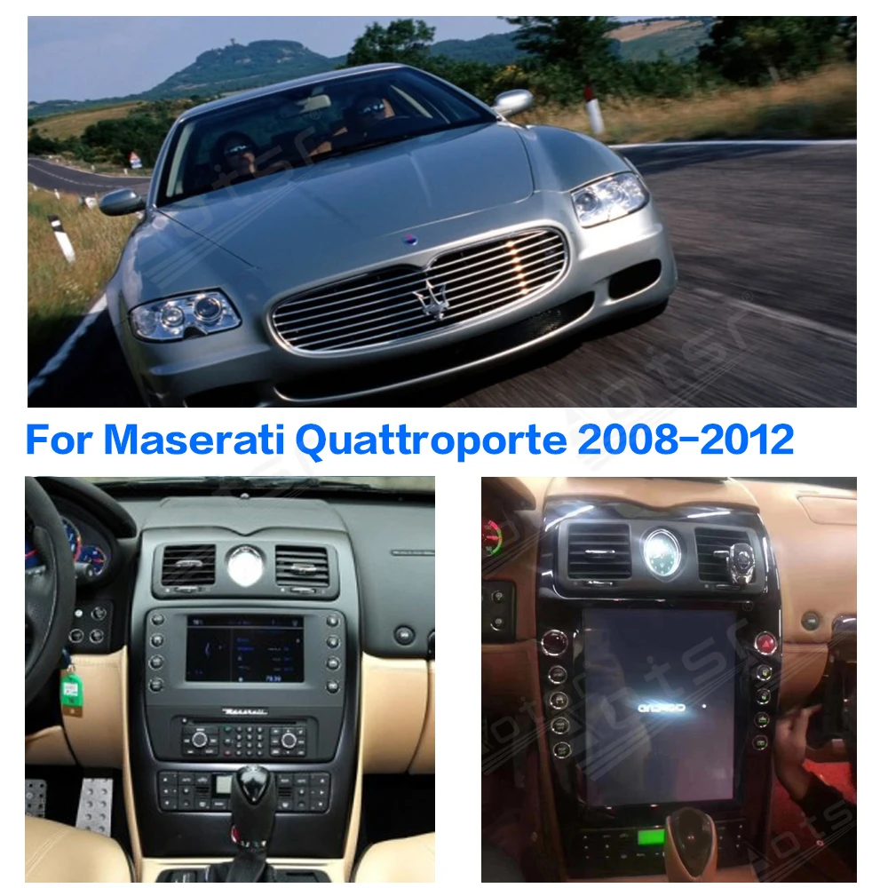 Para Maserati Quattroporte 2004-2012 Android 9.0 Tesla estilo DSP HD del Coche de la pantalla de Navegación GPS WIFI Reproductor Multimedia Radio 5