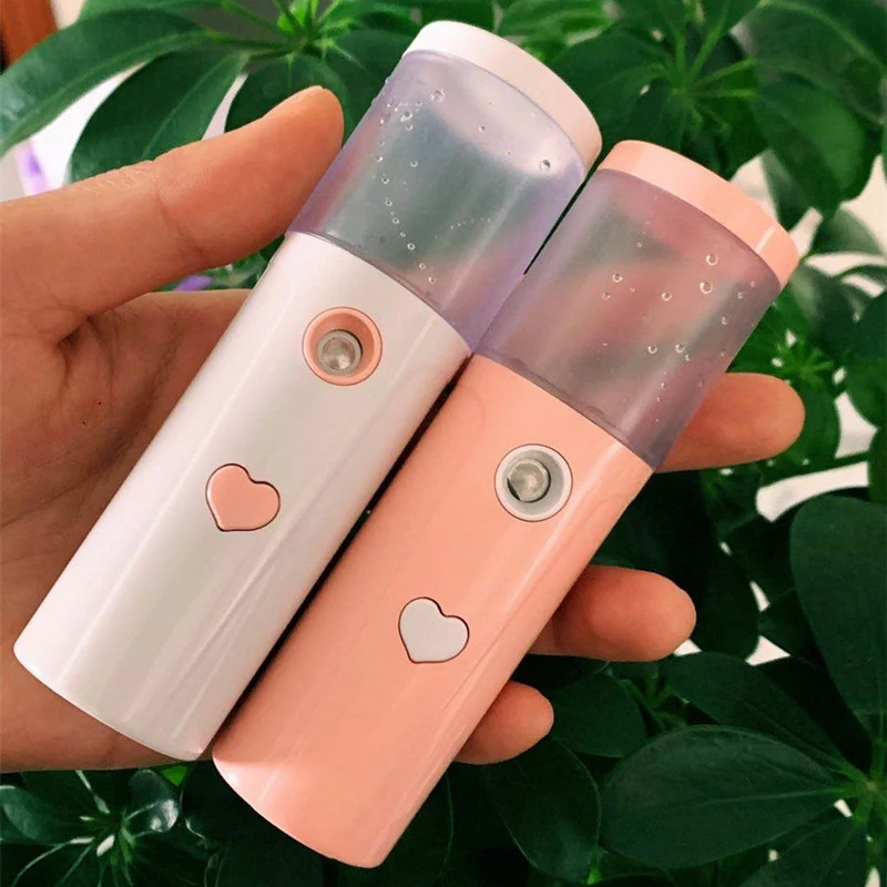 30ML Mini Nano Facial Pulverizador USB Nebulizador Cara Vaporizador Humidificador Hidratante Anti-envejecimiento de la Arruga de la Belleza de la Mujer el Cuidado de la Piel de las Herramientas de 5