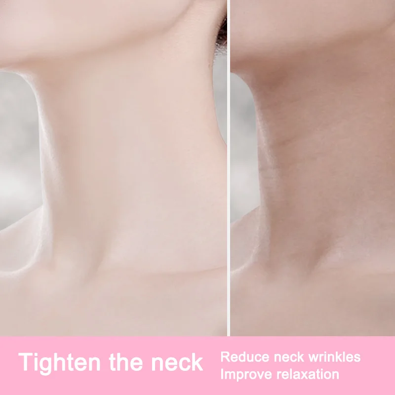 4 Colores LED de la Terapia de Fotones de la Belleza del cuidado de la Cara en el Cuello de la Arruga de la belleza del Retiro del instrumento de Calefacción cara masajeador de Cuello de Retiro de la Arruga 5