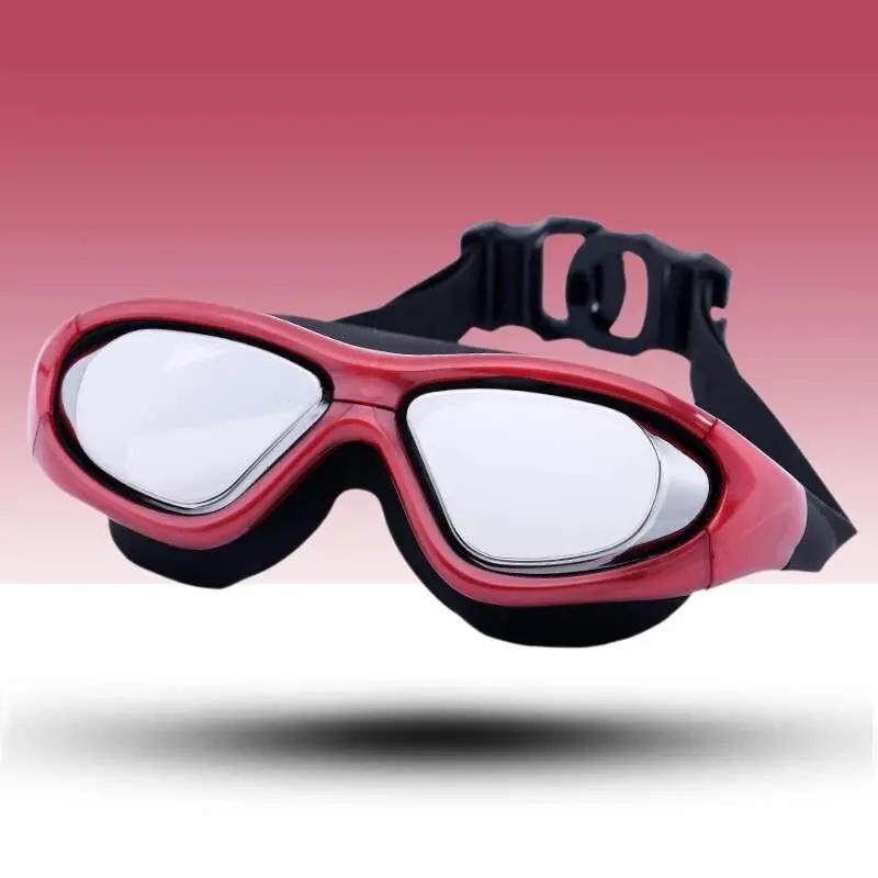 Adultos Natación Gafas de Miopía Profesional Anti Niebla de Dioptrías Impermeable baño de arena de Gafas de Gafas de natacion Óptica máscaras de Buceo 5