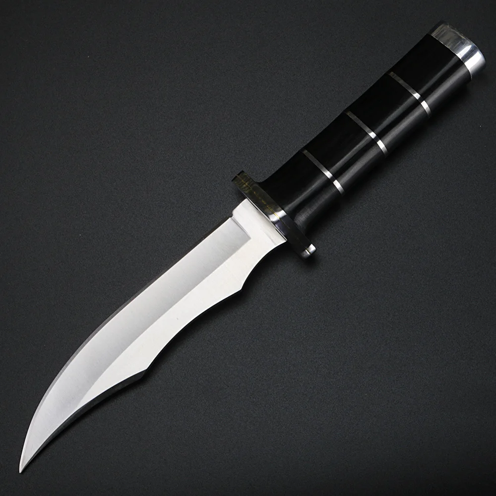 Al aire libre corto cuchillo cuchilla fija portátil multifuncional de la navaja de alta dureza cuchillo de supervivencia cuchillo recto 5