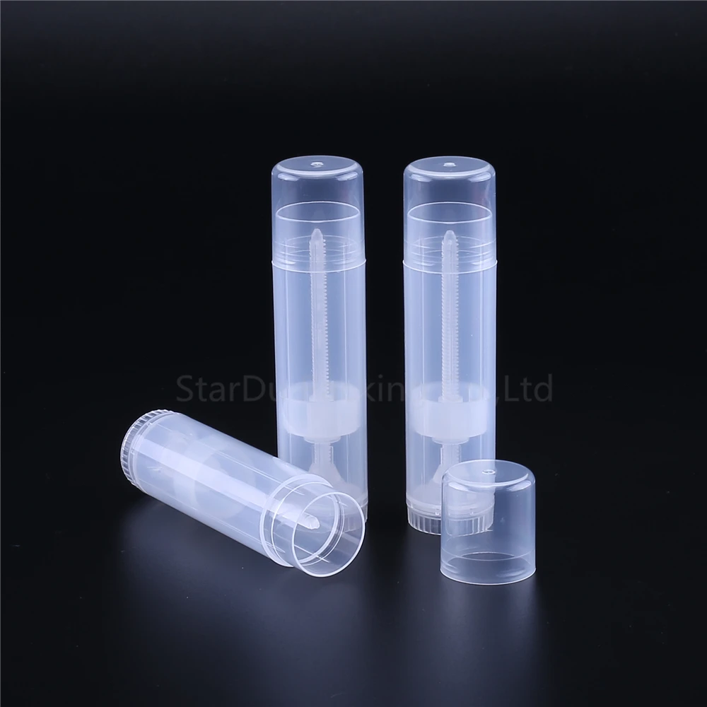 50pcs 15 g 15 ml Tubo de lápiz Labial Lip Balm Contenedores Vacíos Contenedores de Cosméticos Loción Recipiente de Pegamento en barra Clara de Viaje Botella 5