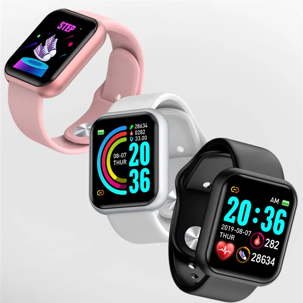 2020 Nuevo Reloj Inteligente de los Hombres de las Mujeres de la Moda de las Señoras de la Frecuencia Cardiaca el Monitor de Fitness Pulsera de Deporte Smartwatch Soporte Para Android IOS 5
