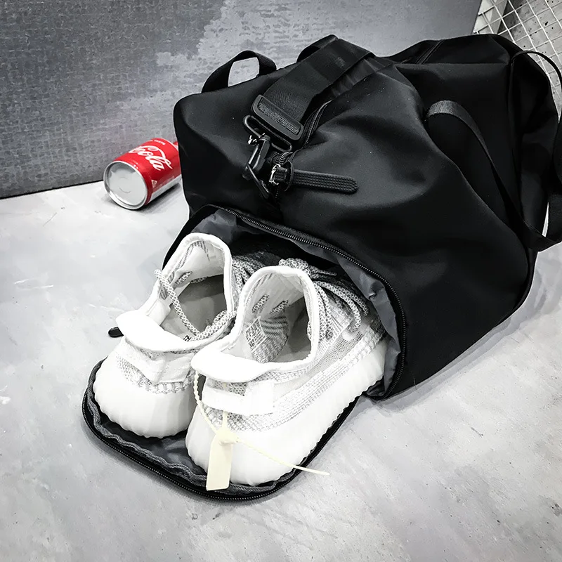 Bolsa de equipaje portátil bolsa de viaje multi de la función independiente de zapatos posición seco húmedo separación impermeable ejercicio de la aptitud de la bolsa de 5