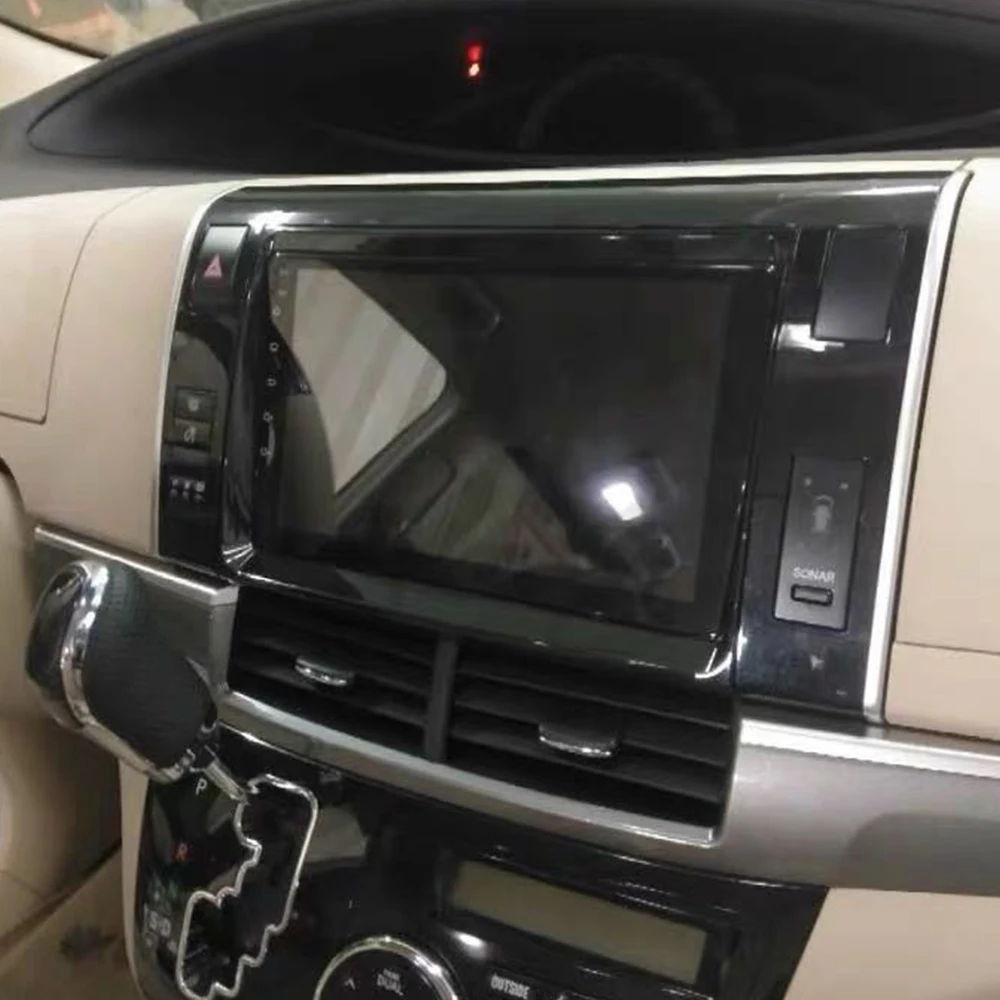 Para Toyota Previa 2006-2019 Coche Android Reproductor Multimedia Radio del Coche de la Navegación GPS de Pantalla Grande Espejo Enlace WIFI Bluetooth 5