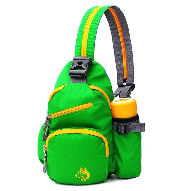 Rey de selva Nuevos deportes al aire libre en el pecho de la bolsa multi - funcional neutral bolsa de hombro bolsa de hombro maletín al aire libre plegable bolsa 300g 5