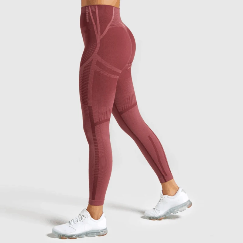 Geo perfecta leggings para mujer de la aptitud de la yoga pantalones de alta esperar deporte legging de entrenamiento de jogging pantalones de mallas de deporte 5