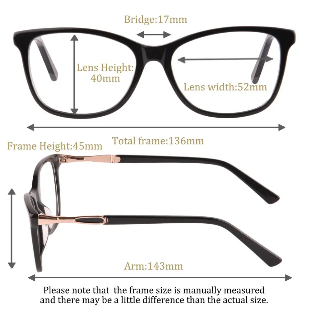 SHINU acetato de mujeres anteojos multifocal progresiva de la Lectura de Gafas Fotocromáticas anti azul anti rayos UV gafas para dama 5