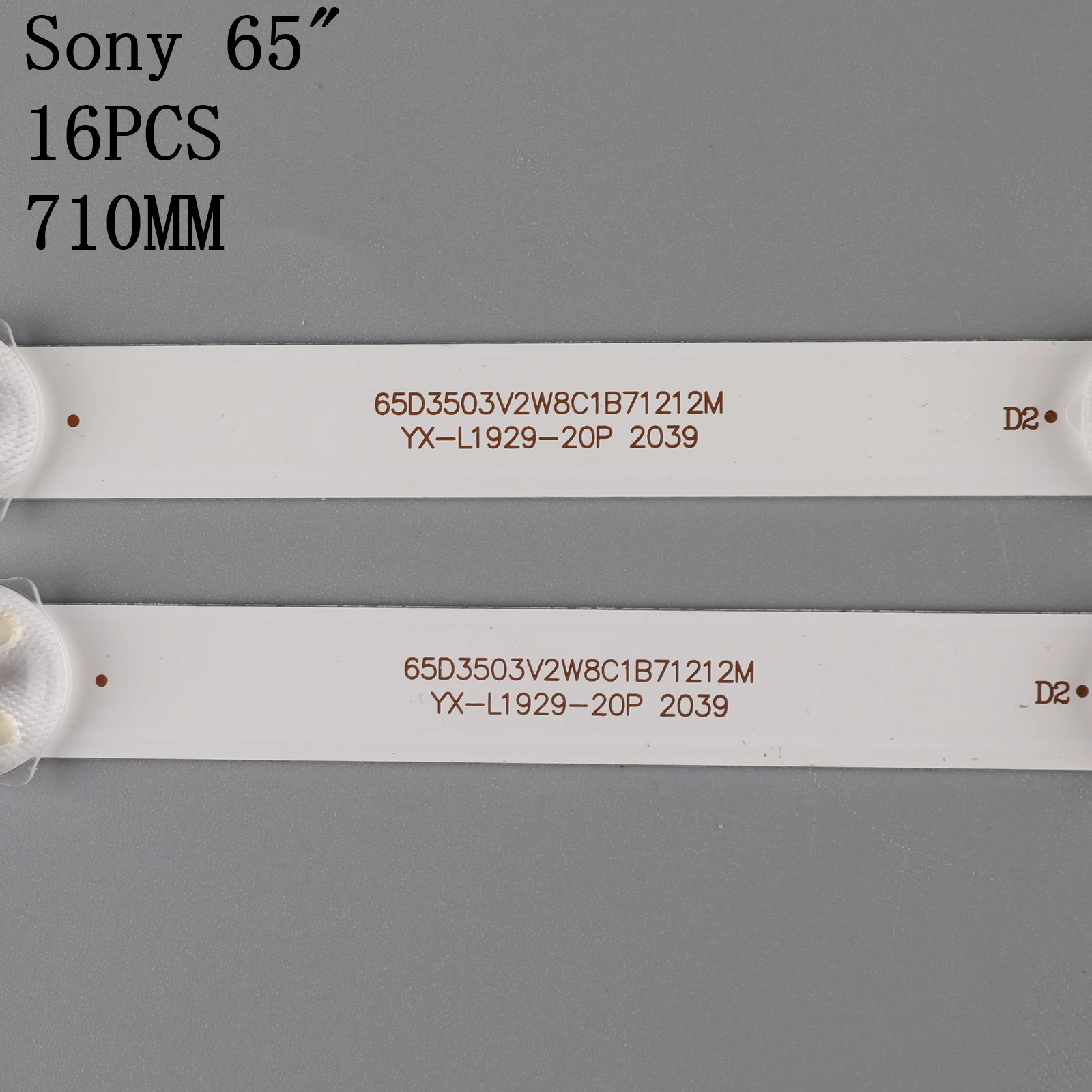 16PCS de la retroiluminación LED de la tira kit de barra de CX-65S03E01 para Sony 65