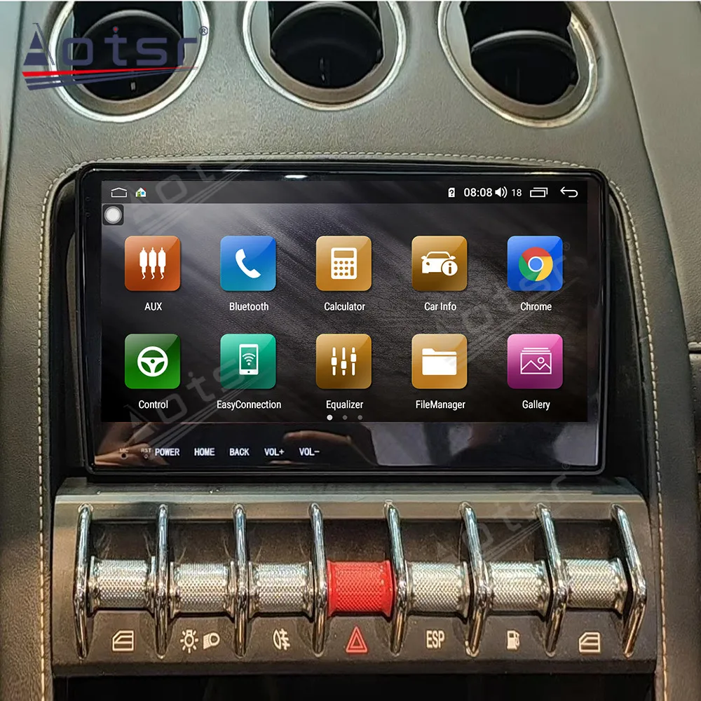 Android 10.0 Coche DVD GPS de Navegación Para el Lamborghini Gallardo LP 570 LP560 Automático de Pantalla de la Radio Estéreo Reproductor Multimedia de la Unidad principal 5