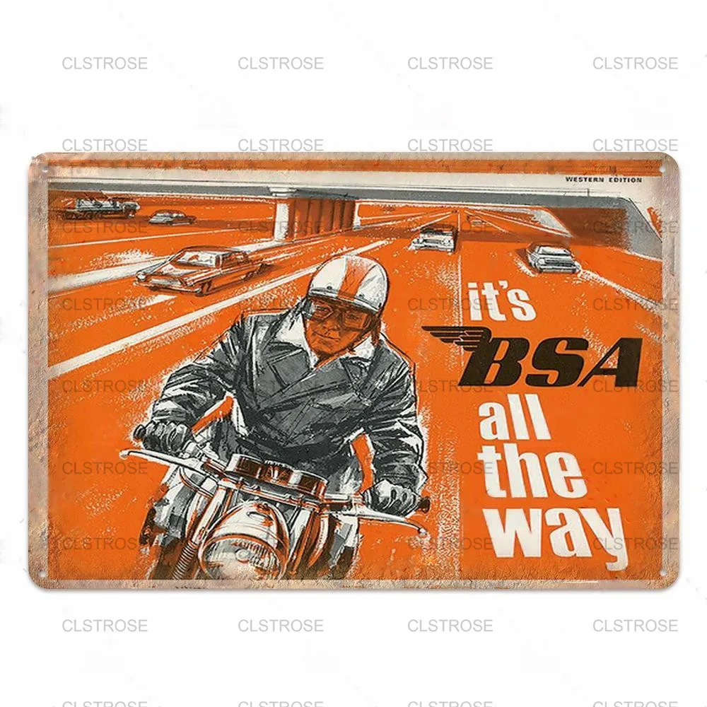 Metal Signos Clásicos de la Motocicleta de pósters Vintage Pintura Decorativa de la Pared de la Placa de Barra de Bar Garaje de Decoración 5