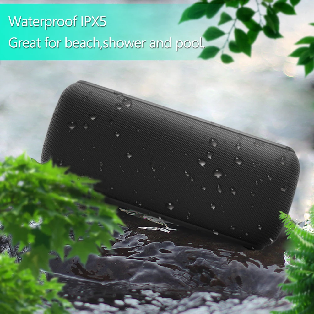 XDOBO 50W Altavoces Bluetooth Portátil Inalámbrico al aire libre, Reproductor de Música Bass Subwoofer IPX5 Impermeable Asistente de Voz de la Barra de sonido X7 5