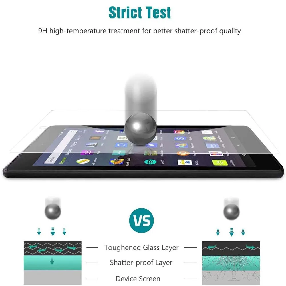 Para la Teclast Tbook 10 Tablet de Pantalla de Cristal Templado Protector de 9H Premium Resistente a los Arañazos, Anti-huella digital HD Película Transparente de la Cubierta 5