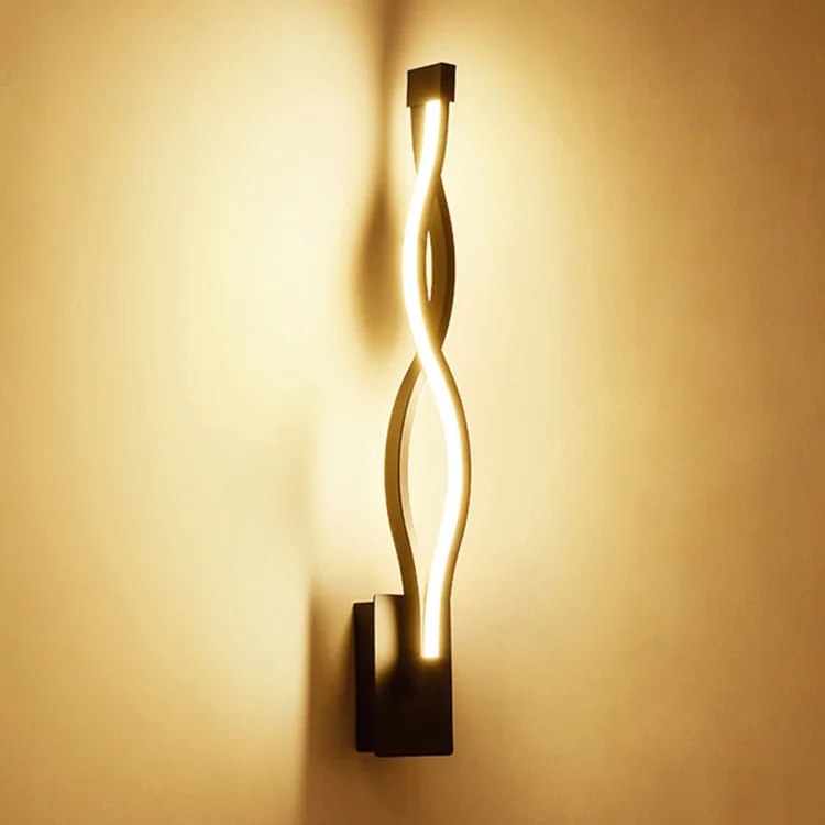 16W LED Moderna lámpara de Pared, Lámpara Aplique de la Pared del Dormitorio de la Mesita de la Lámpara de Iluminación AC85-265V 5