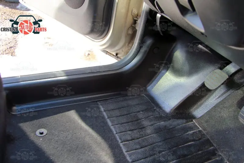 El umbral de corte la alfombra para el Renault Duster 2010-2018 interior alféizar de paso de la placa de recorte de la protección de la alfombra accesorios de coches estilo de decoración 5