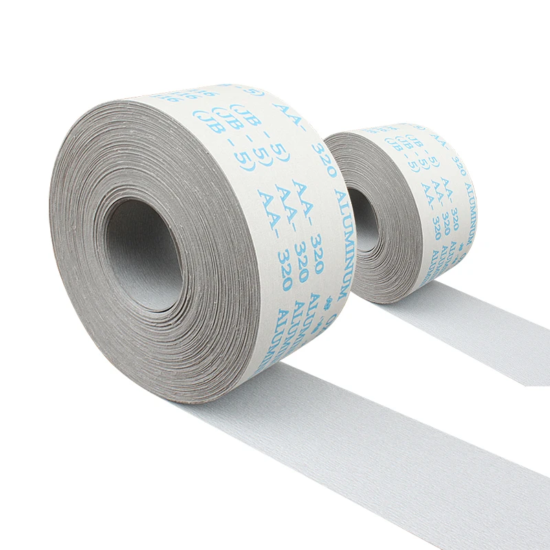 1M Abrasivos Rollo de papel de Lija de 120 a 600 granos de Óxido de Aluminio de 100MM de Ancho de corte de papel de Lija Para Metal de Madera de Molienda de Lijado 5
