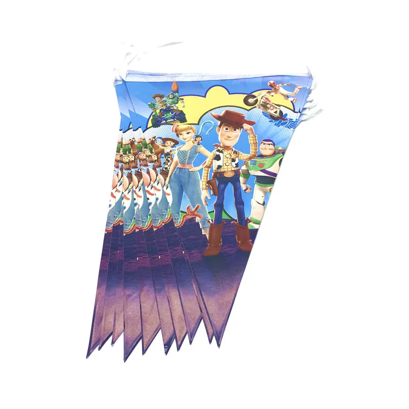 De Dibujos Animados Toy Story Tema Vasos De Papel Desechables Platos Servilletas Banners Mantel De La Ducha Del Bebé De La Fiesta De Cumpleaños Decoración De Suministros 5
