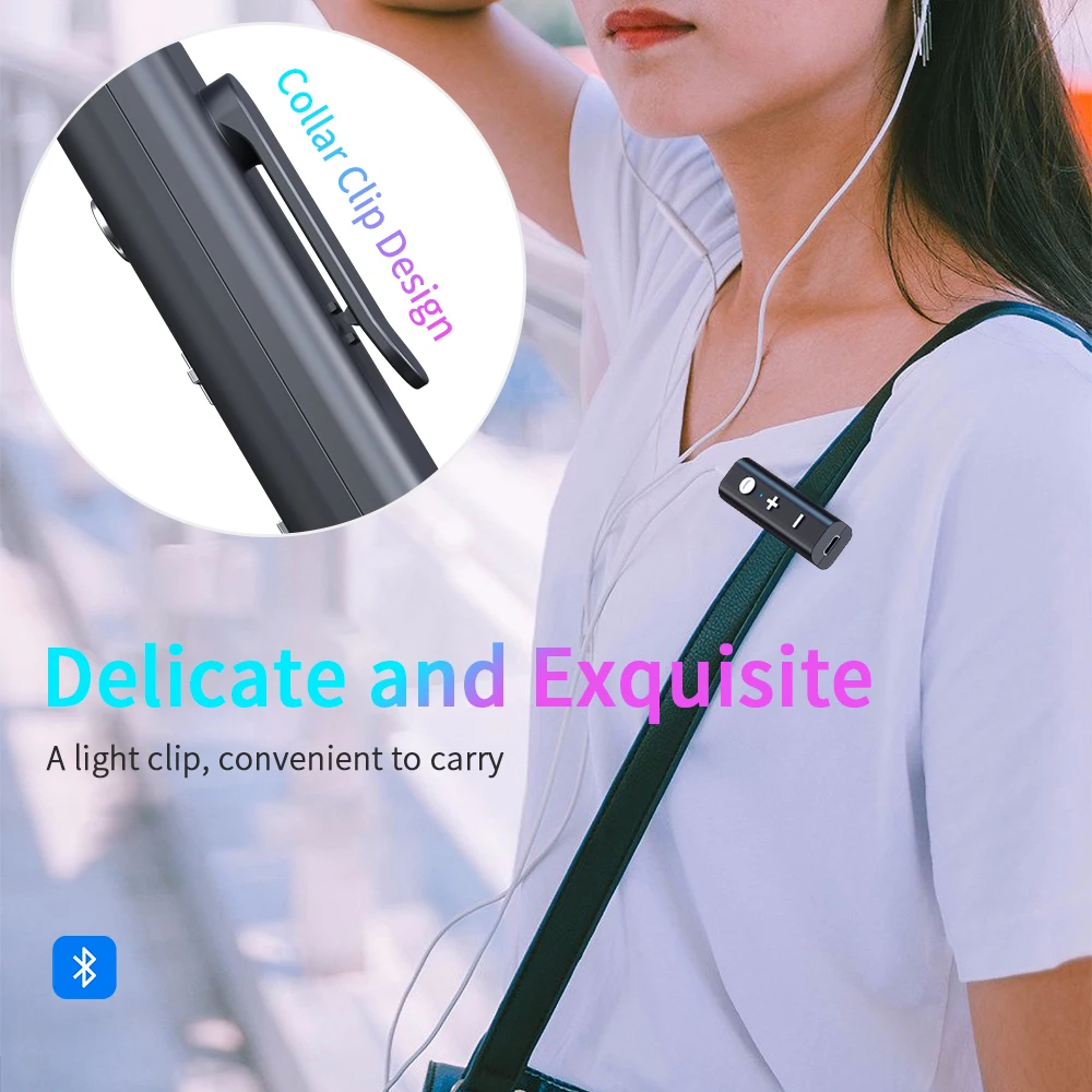 Essager Bluetooth 5.0 Receptor Para Jack de 3,5 mm para Auriculares Adaptador Inalámbrico Bluetooth Aux de Audio Transmisor de Música Por Auriculares 5