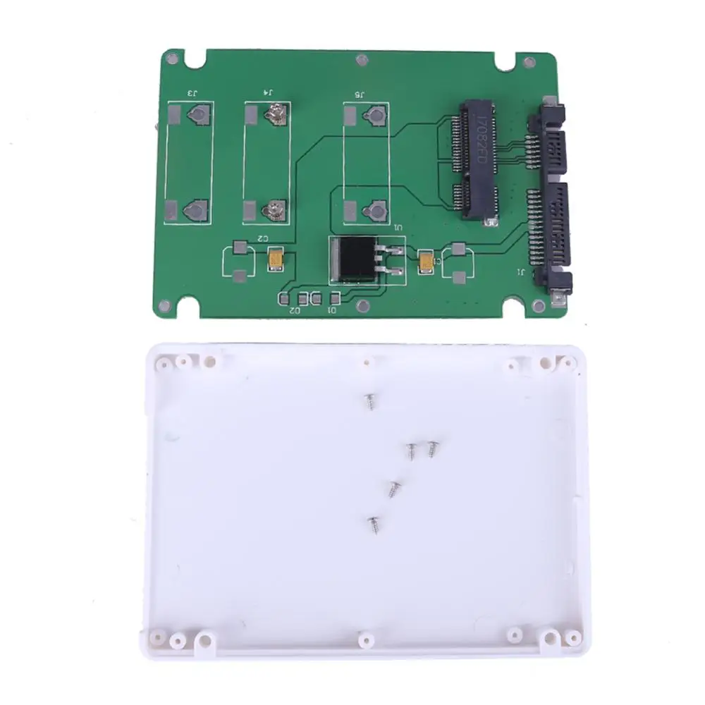 Mini SSD mSATA a SATA de 2,5 pulgadas 3 Adaptador de la Tarjeta del Convertidor con 2,5 pulgadas de Caso 5