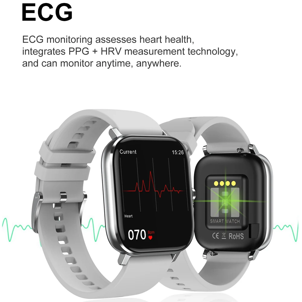 [Llamada bluetooth ] DT NO.1DT35+Smartwatch de 1.75 Pulgadas de Pantalla LCD bluetooth Pulsera de las Mujeres de los Hombres Relojes Inteligentes Monitor de Ritmo Cardíaco 5