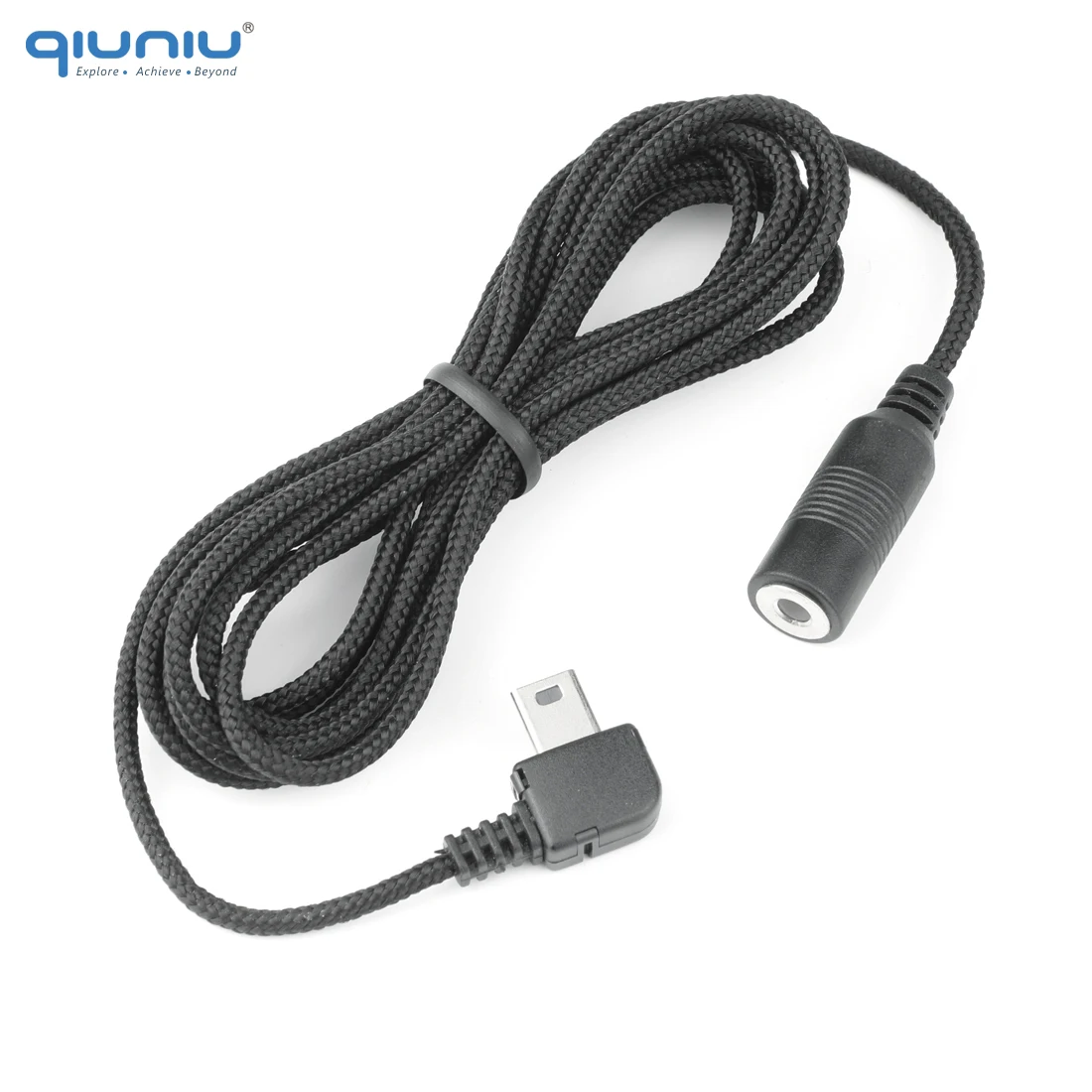 QIUNIU Mini Micrófono USB Adaptador de Micrófono de Cable de Transferencia de 3,5 mm para Micrófono Externo para GoPro Hero 3 3+ 4 para Go Pro Accesorios 5