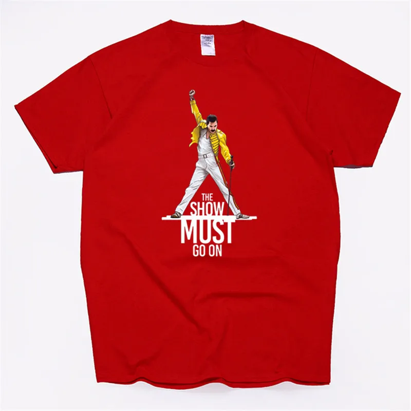 Los hombres de Mercurio de Algodón Camisetas de las Mujeres de la Banda de Rock T-shirt Unisex de Algodón T Camisa,Más tamaño,la Nave de la Gota 5