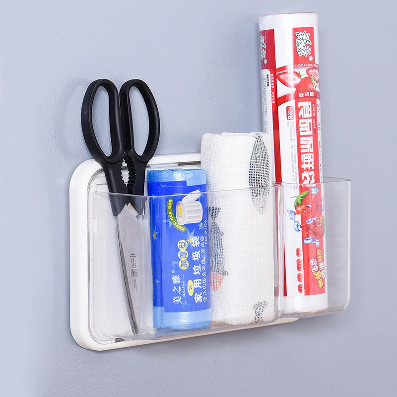Magnético pañuelo de Papel Sostenedor de la Caja de Almacenamiento útil para el Refrigerador de la Cocina Imán Organizador Rack de Papel se Monta en la Máquina de Lavado 5