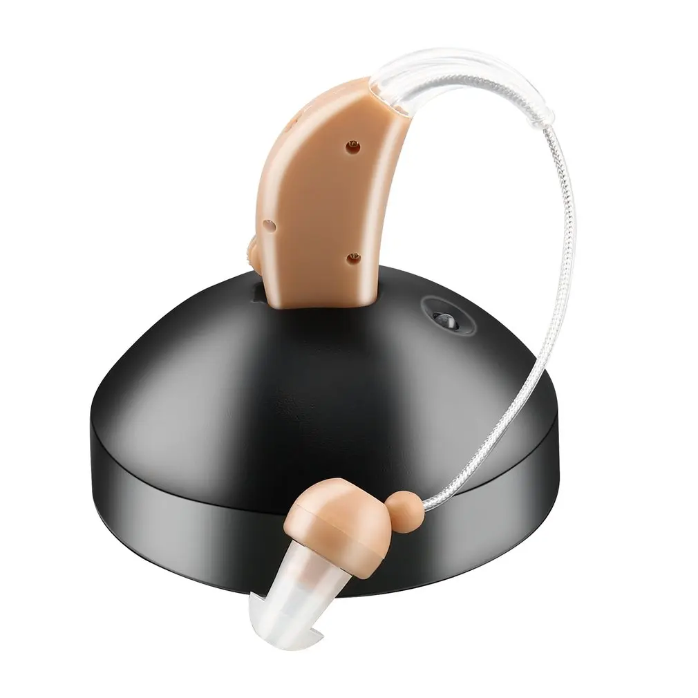 Mini recargable de Plástico audífonos Voz el Sonido de un Amplificador de Bajo Ruido Detrás de La Oreja JZ-1088F Para Los Ancianos, la Pérdida de la Audición 5
