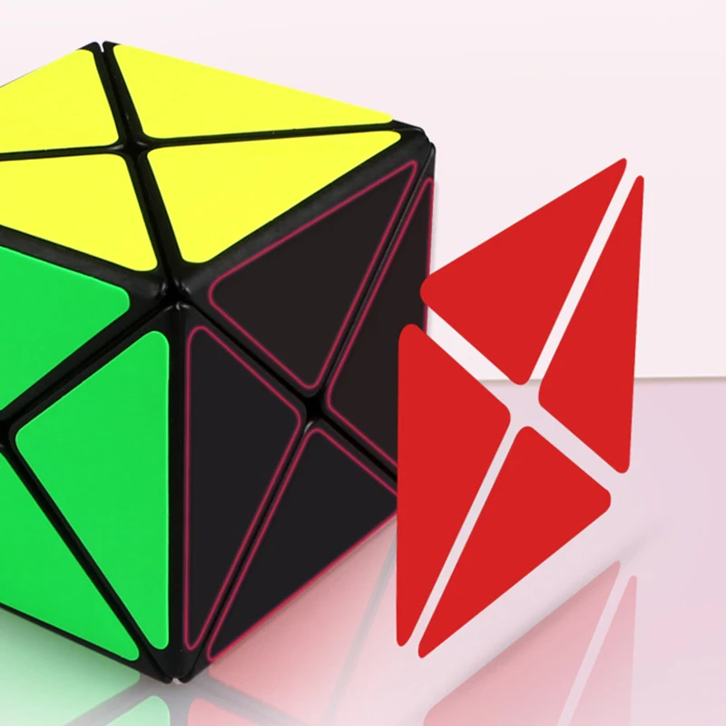 Qiyi X en forma de Cubo Mágico de los Juguetes Educativos para el Niño la Formación del Cerebro Adulto Jugando Cubo de Kits de Regalo 5