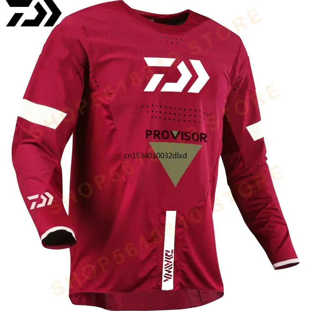 2021 Pesca Camisa de Jersey de Ciclismo Pesca Ropa Transpirable protector solar Camisa de Secado Rápido UPF 50+ de Manga Larga Camisetas Pesca 5