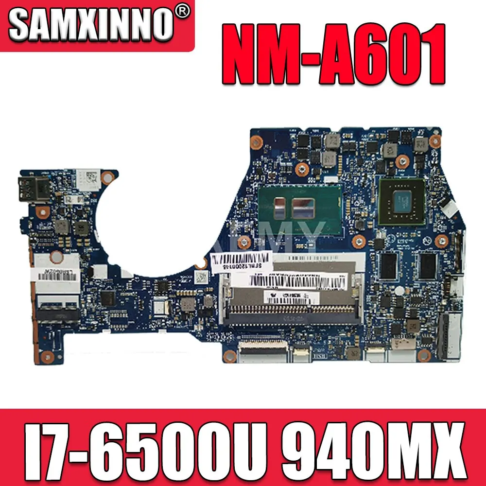 SAMXINNO NM-A601 de la placa base del ordenador Portátil para Lenovo YOGA 700-14ISK original de la placa base I7-6500U 940MX 5B20K41652 5